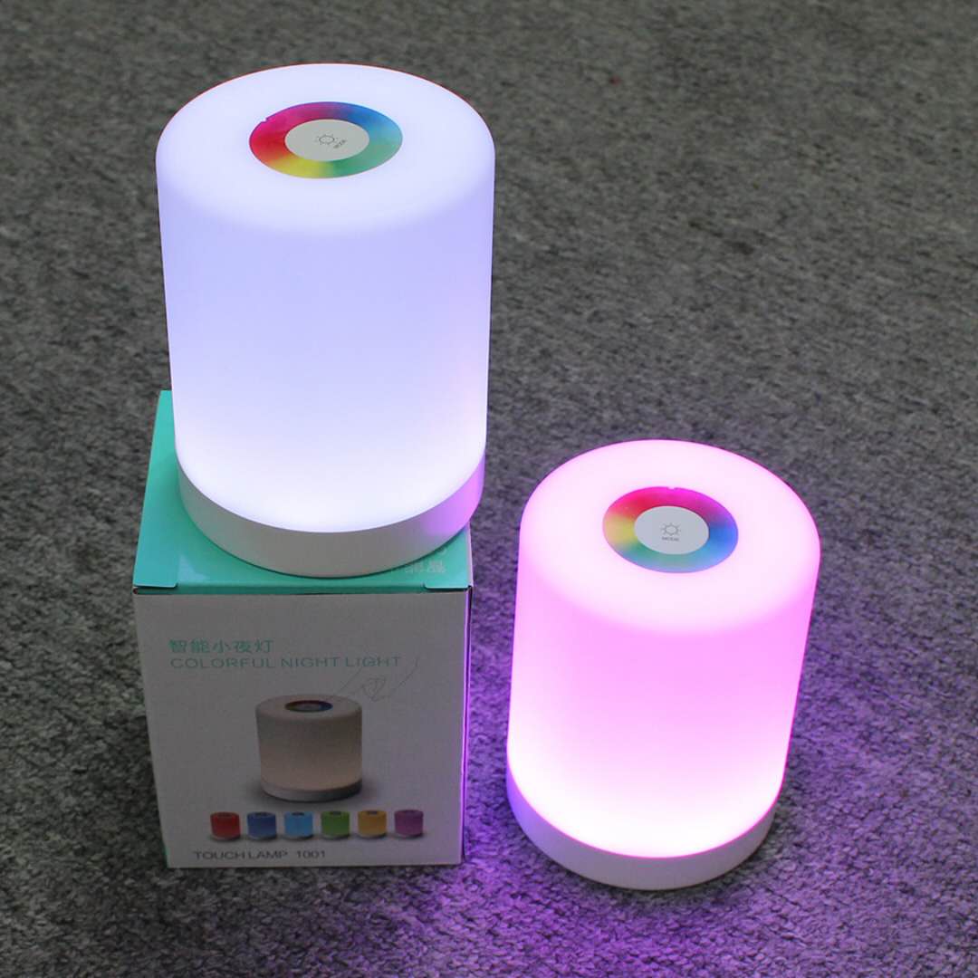 colorful night light touch lamp 1001