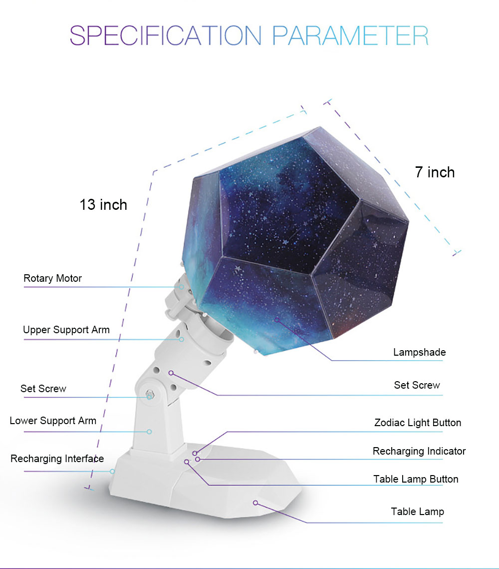 zodiac projector light